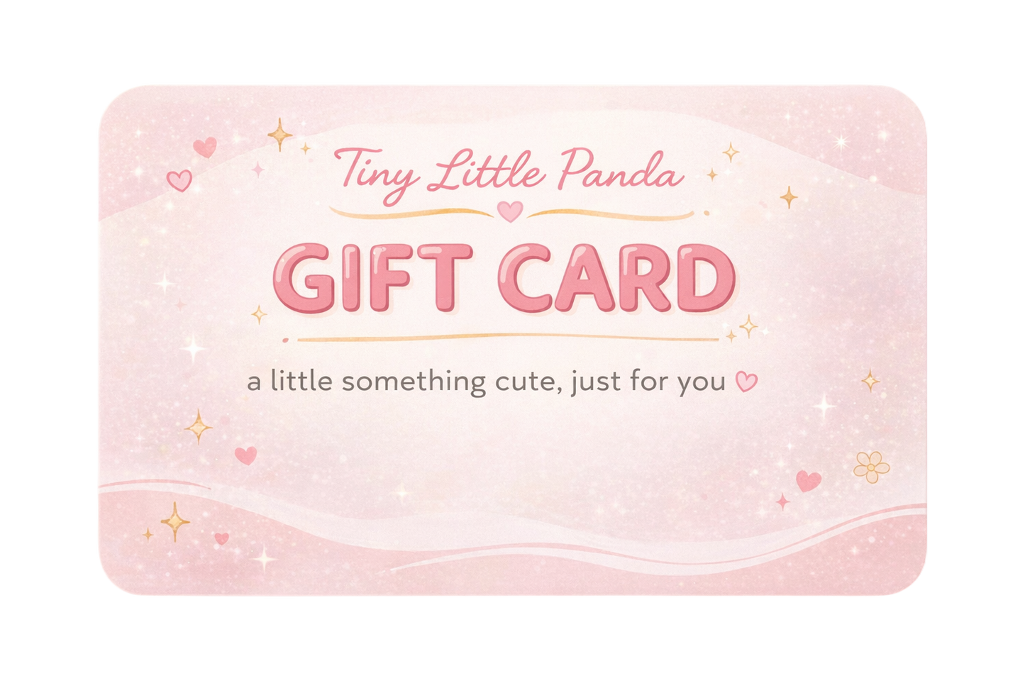 Tiny Little Panda GIFT CARD