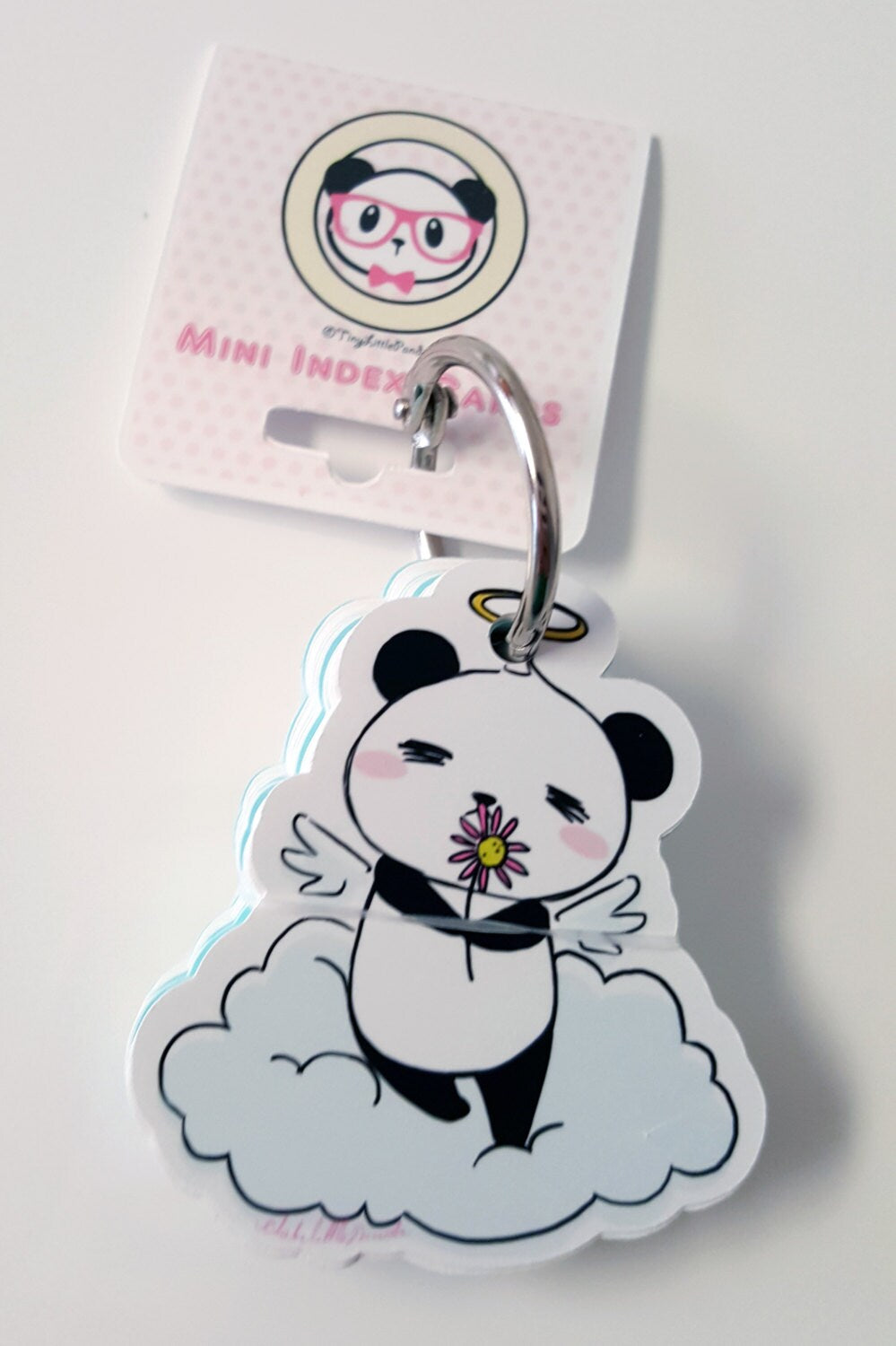 Angel Panda Index Cards - Mini Flash Cards - Little Gifts
