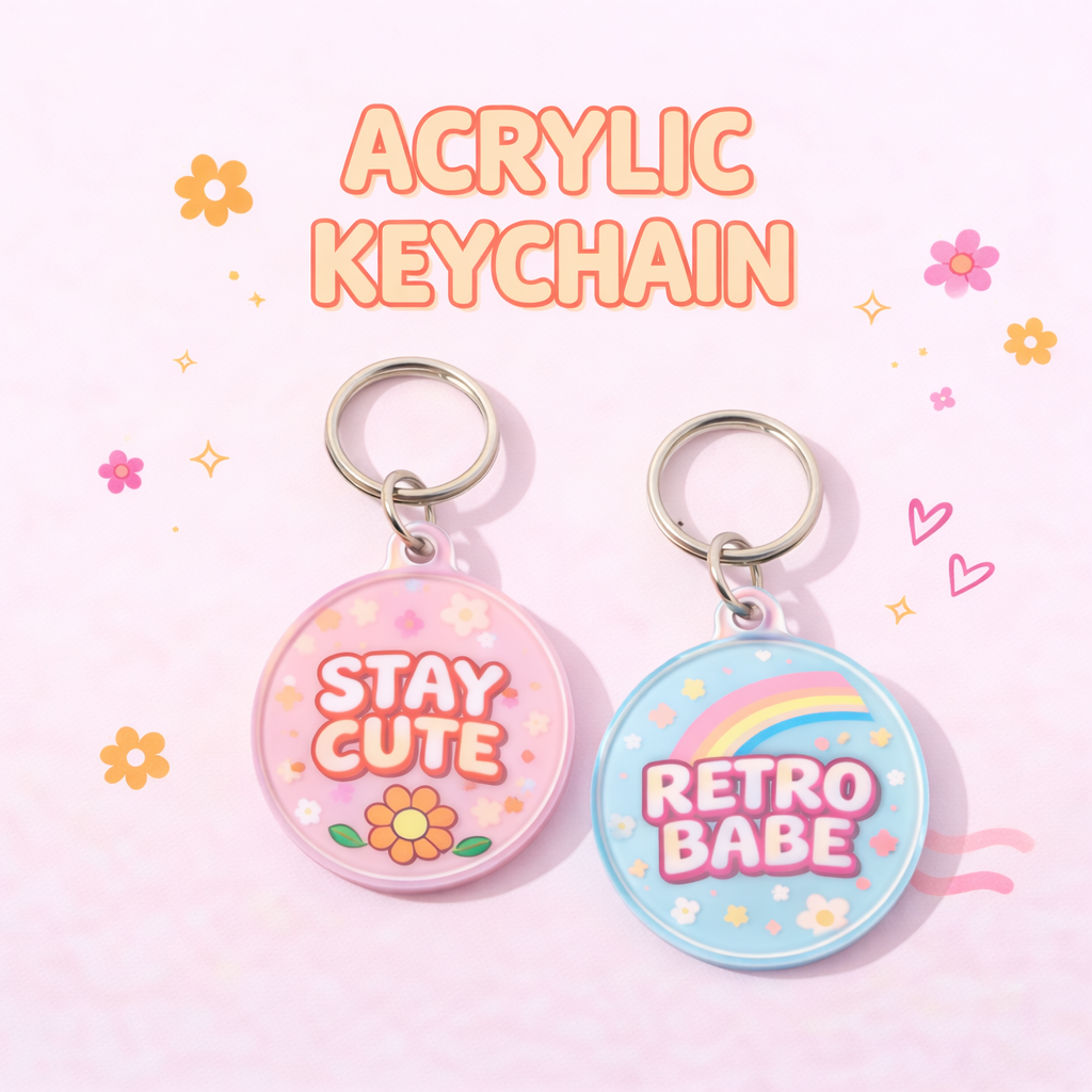 ACRYLIC KEYCHAIN UV DTF