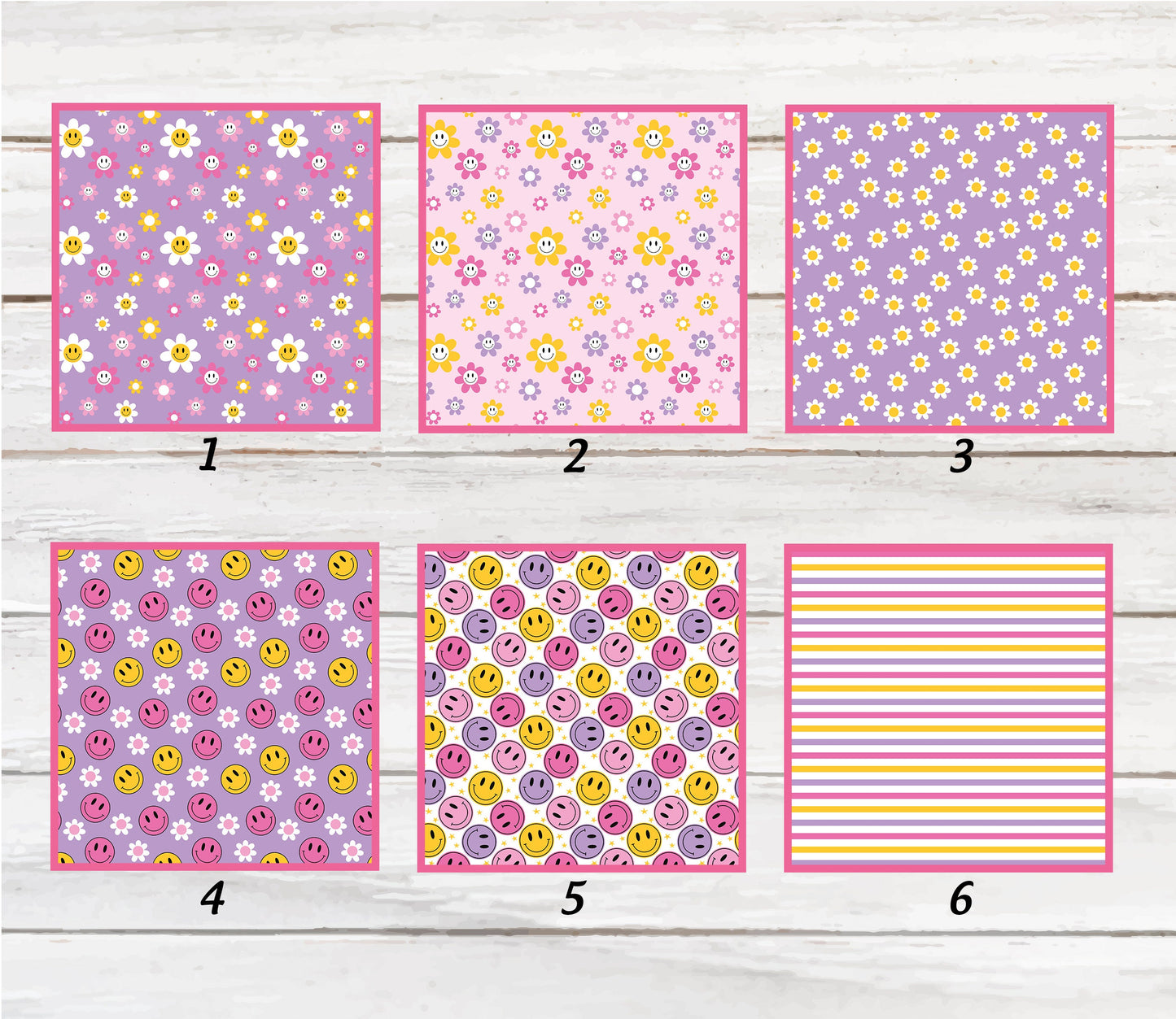Lavender Retro Design Phone Wallet - 70s 80s Groovy Adhesive PU Leather Card Holder For Phone - Custom Gift - Stick on Pocket - Card Caddy