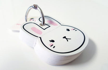 Bunny Mini Index Cards - Flash Cards - Little Gifts