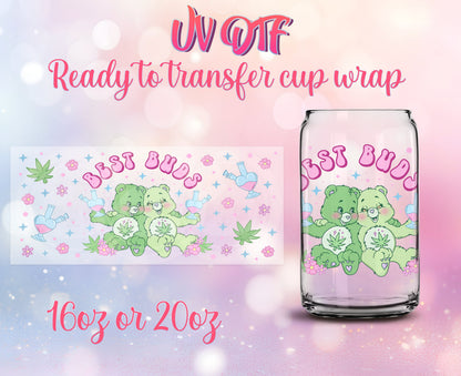 4/20 Best Buds Design | Ready to Transfer | 16oz & 20oz Tumbler Wrap