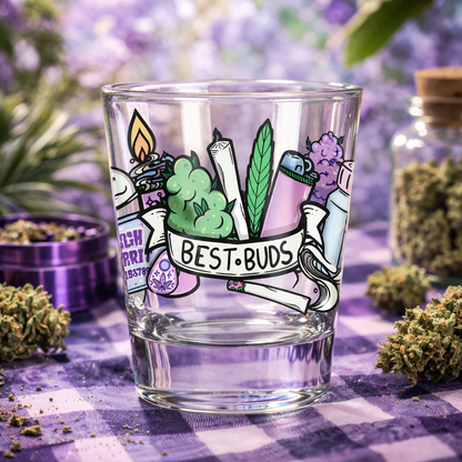 UV DTF Cup Wrap - Ready to Transfer  4/20 Design DIY 1.5oz and 2.5oz Prints - Shot Glass - Customizable
