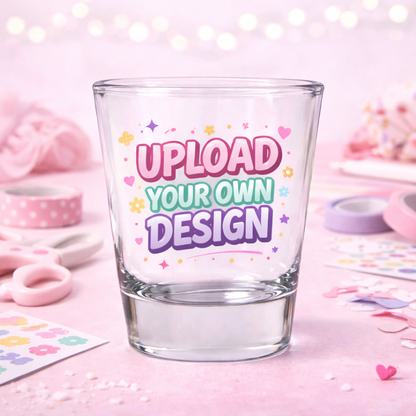 UV DTF Cup Wrap - Ready to Transfer  Your Own Design DIY 1.5oz and 2.5oz Prints - Shot Glass - Customizable