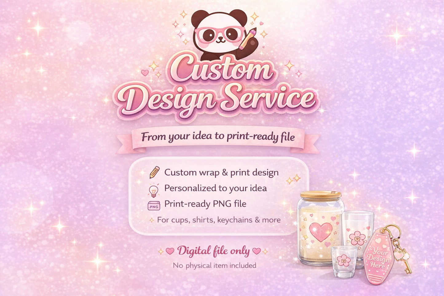 Custom Wrap & Print Design | UV DTF, DTF Shirt, Sublimation | Cup, Keychain, Tumbler | Digital File
