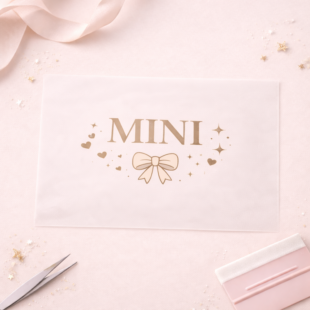 Mama & Mini DTF Transfer Set – Matching Family Heat Transfer – Bow Design – Ready to Press DTF – Mom and Child Shirt Decal