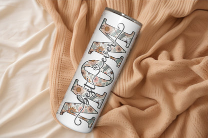 Best Mom Ever- Mother's Day Design 20oz Skinny Tumbler - Custom Design Travel Mug - Personalized Gift
